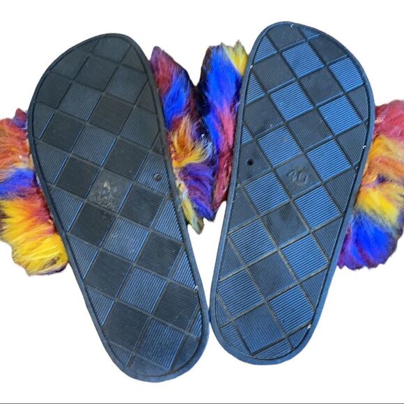 Artificial Fur Women’s Indoor Slides Size 9 - Picture 6 of 8